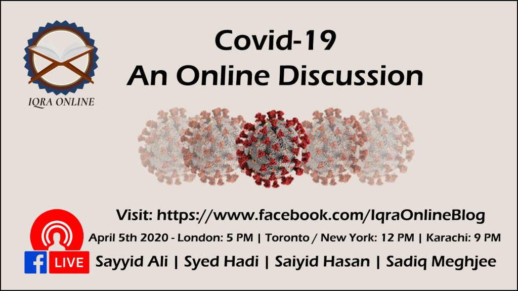 Covid-19: An Online Discussion